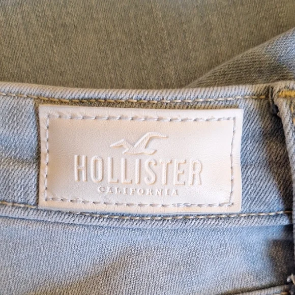 Hollister Light Blue Floral Embroidered Flare Jeans. NWOT Size 24 - Picture 12 of 12